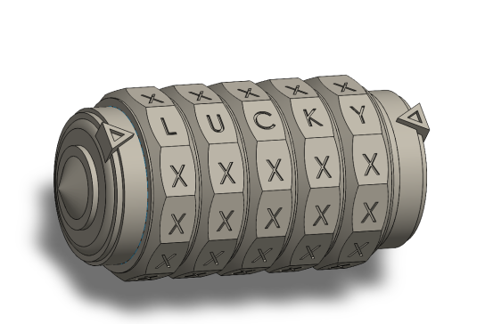 Cryptex da Win组合锁