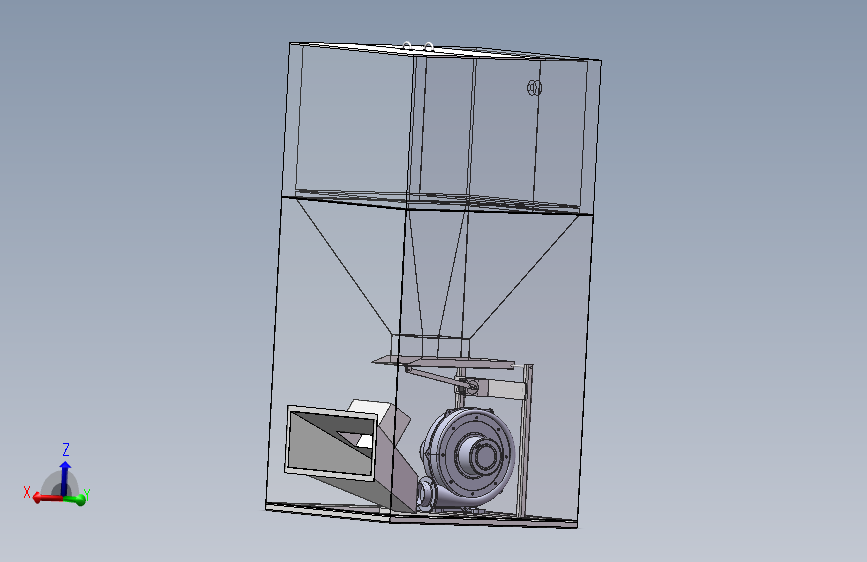 水产养殖自动化投喂机3D