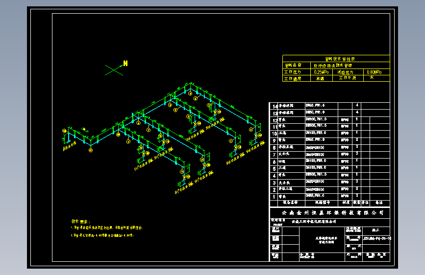 反渗透清洗回水管道单线图