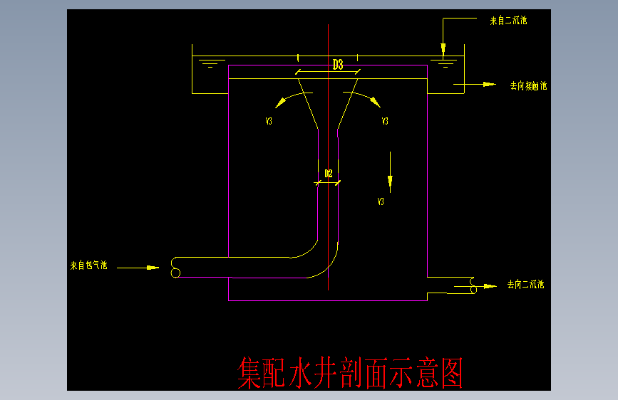 集配水井剖面图1