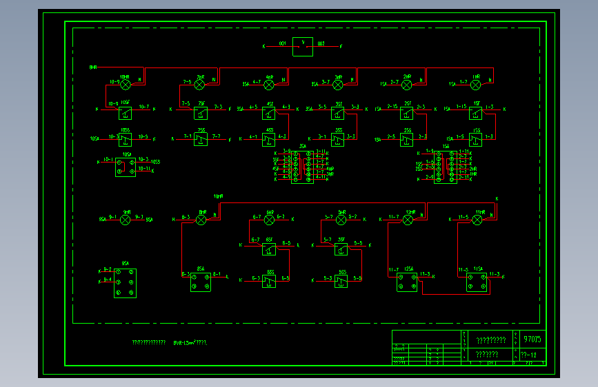 箱门背视接线图