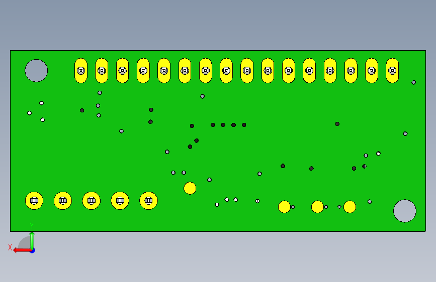 Adafruit I2C SPI液晶STEMMA背包 背面视图