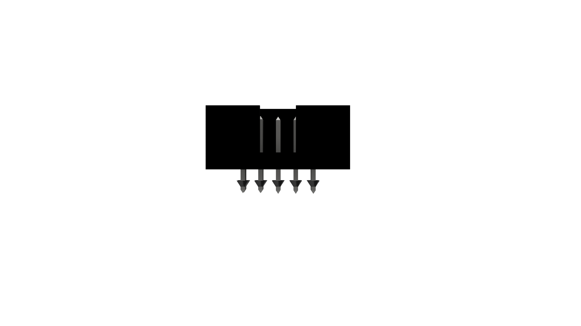 HE10 MAL右10针连接器