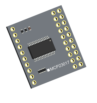 MCP23017模块-16位I_O扩展器I2C