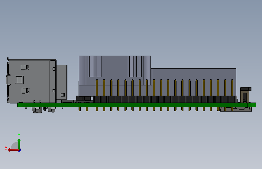 树莓派 5 三维图 Raspberry Pi 5树莓派5代开发板_SOLIDWORKS 2022_模型图纸下载 – 懒石网