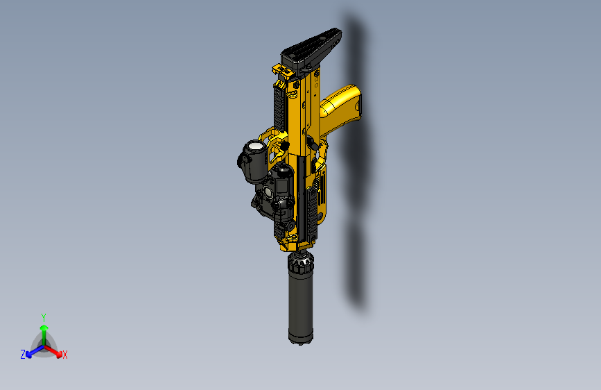 HK MP7冲锋枪 主视图
