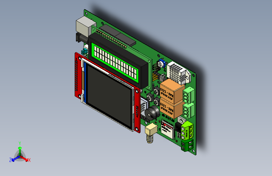 具有SIM800和ESP32的智能自动化板