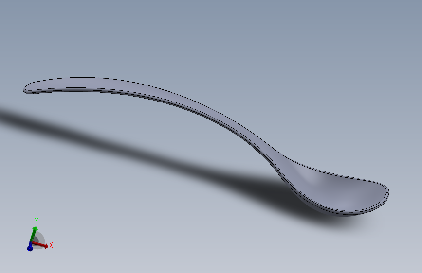 汤匙的3D模型