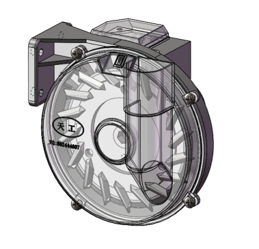 播种机用变速勺盘排种器三维SolidWorks