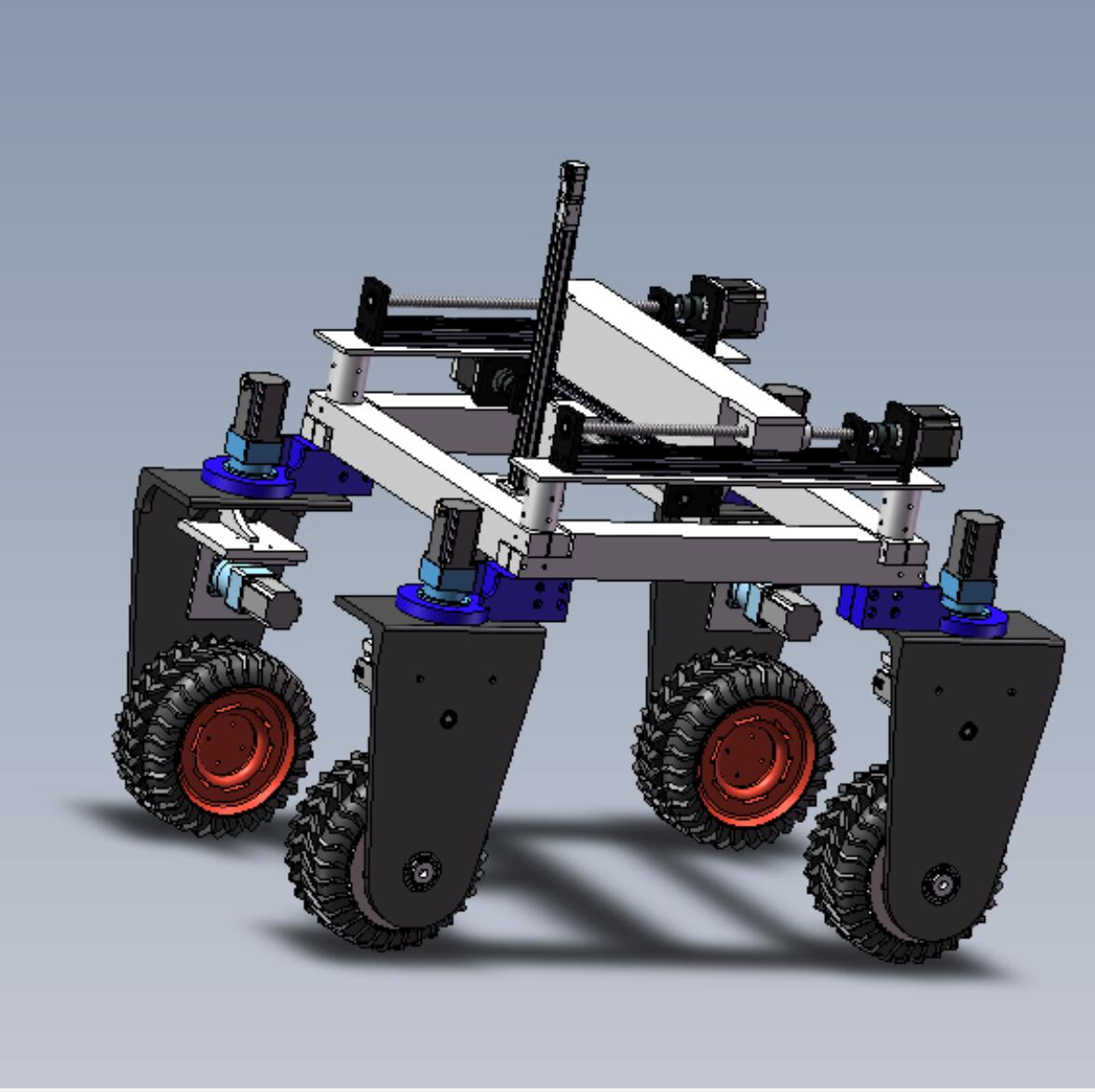 草莓采摘机器人三维SW+7张CAD图纸