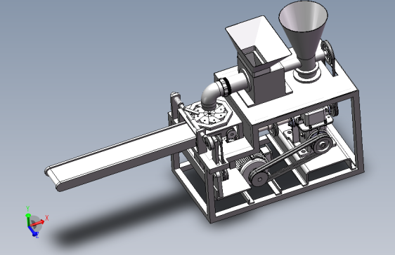 全自动包子机三维SW模型设计Solidworks图纸3D素材可编辑
