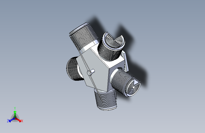 5缸星形发动机演示结构模型3D图纸 Solidworks设计 附IGS