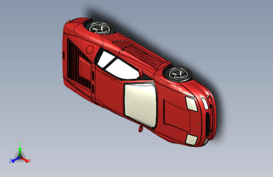 法拉利 ferrari-512 TR M F3D STP IGS