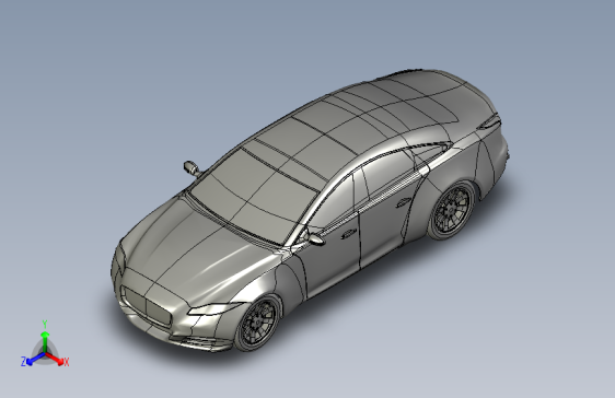 捷豹 xj l SolidWorks igs stp
