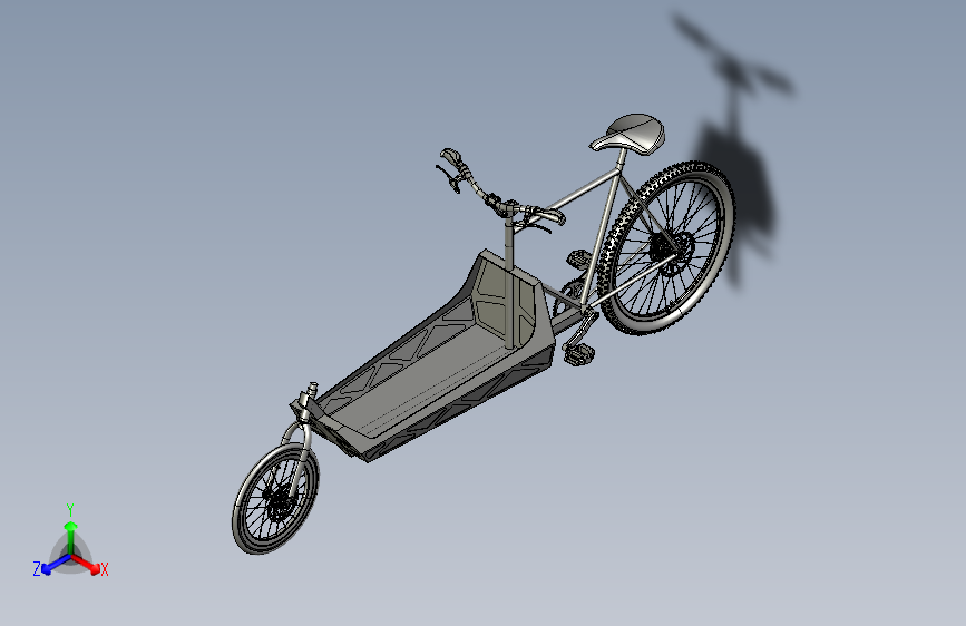 95---货运自行车设计模型 sw2010