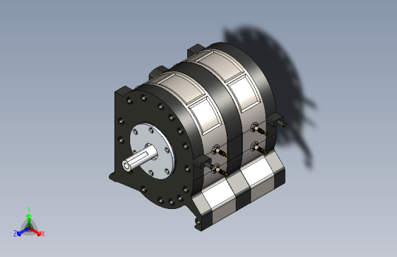 Wankle汪克尔转子发动机模型3D图纸 Solidworks设计 附IGS