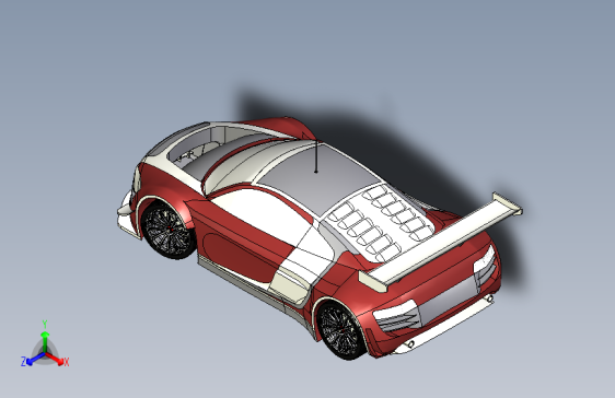 奥迪 R8 lms ultra SolidWorks stp