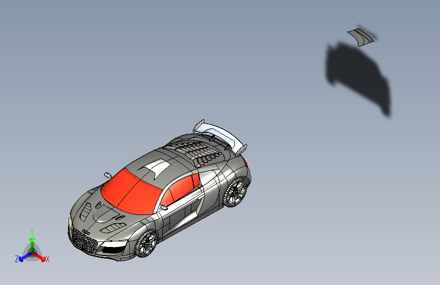 奥迪 R8 street edition proE SolidWorks