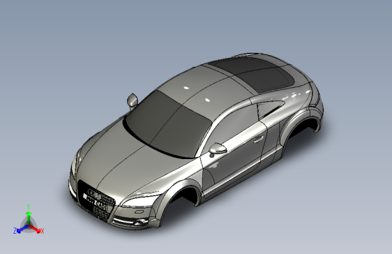 奥迪 tt SolidWorks stp