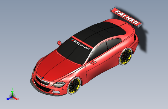 宝马 m6 SolidWorks igs