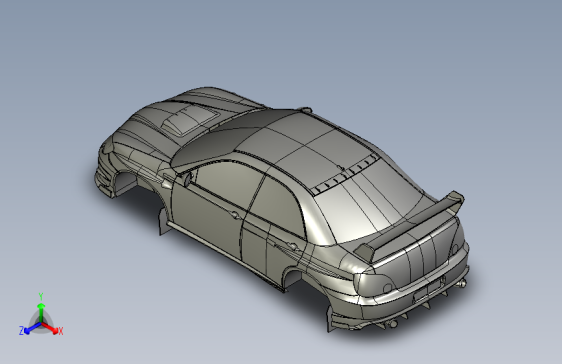 斯巴鲁 impreza 2006 SolidWorks  igs stp