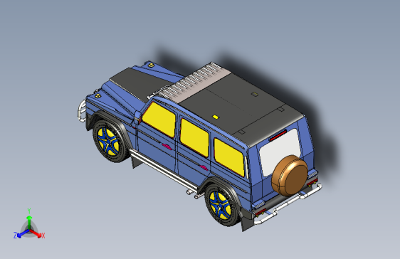 奔驰 G SolidWorks stp