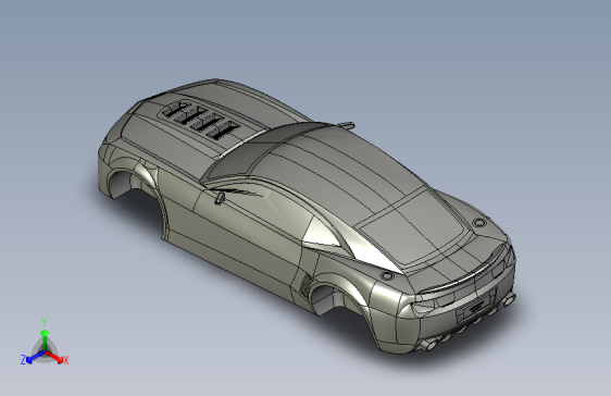 雪佛兰 科迈罗5th SolidWorks stp x_t