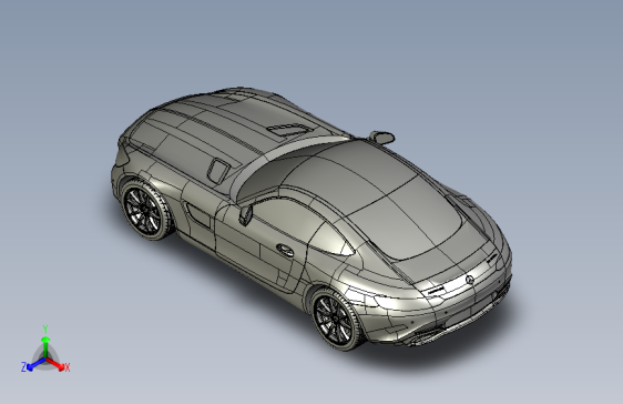 奔驰 AMG GT 2015 SolidWorks stp