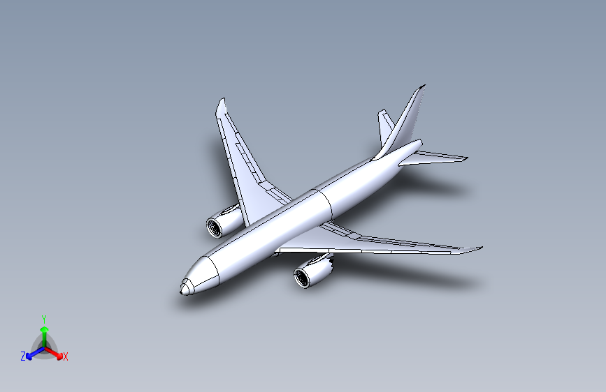 波音 787-800 1：50 SW STP IGS STP IGS SW