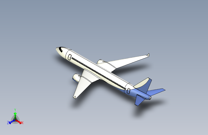 波音 b777-300 SolidWorks  stp igs STP IGS SW
