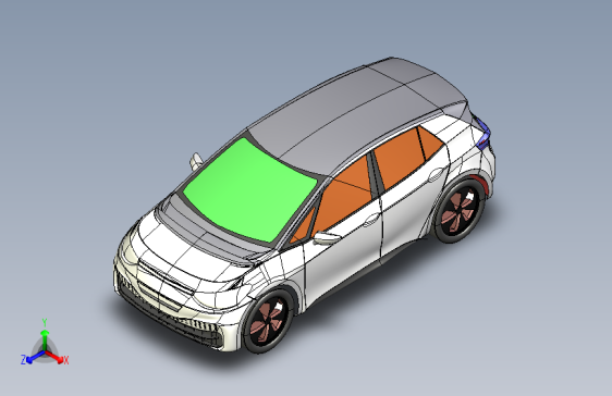 大众 ID3 SolidWorks igs