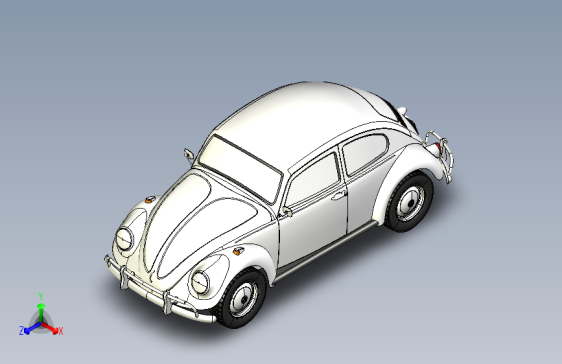 大众 甲壳虫 beetle SolidWorks igs