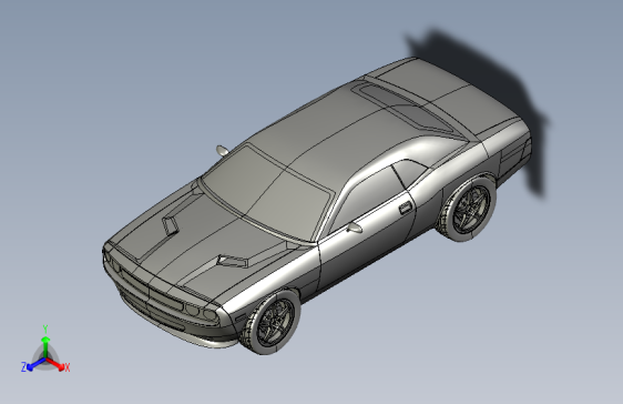 道奇 挑战者 challenger SolidWorks stp igs