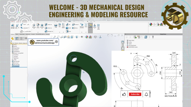 支架，SolidWorks教程MS