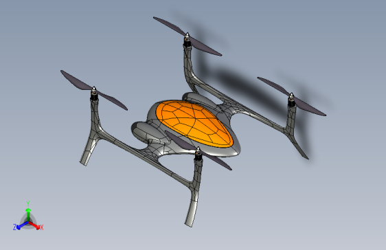 G03482-无人机概念——螃蟹