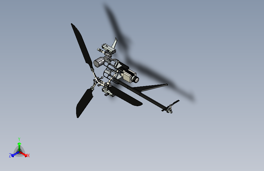 G03489-Hunter+50：捕食者直升机无人机