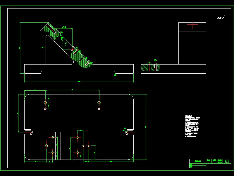 尾座体(支架)加工工艺及铣φ40凸台【背面】夹具设计