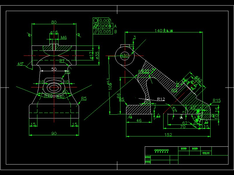 尾座体(支架)加工工艺及铣φ40凸台【背面】夹具设计
