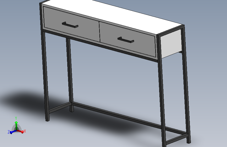 家具桌子110 x 25 x 83cm