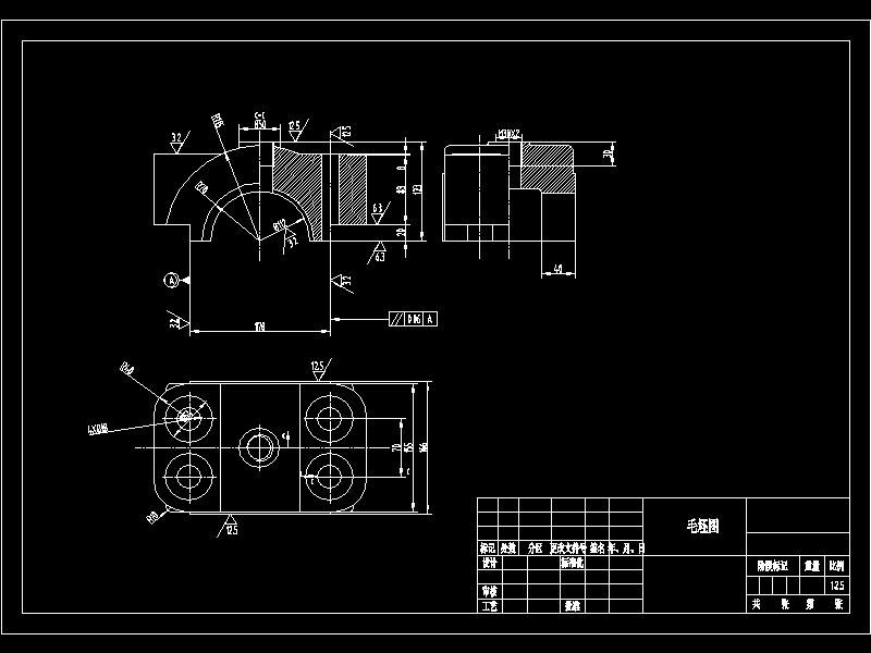 轴承盖加工工艺及钻M30孔夹具设计
