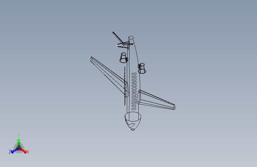 G04084-飞机表面模型7战斗机 飞机