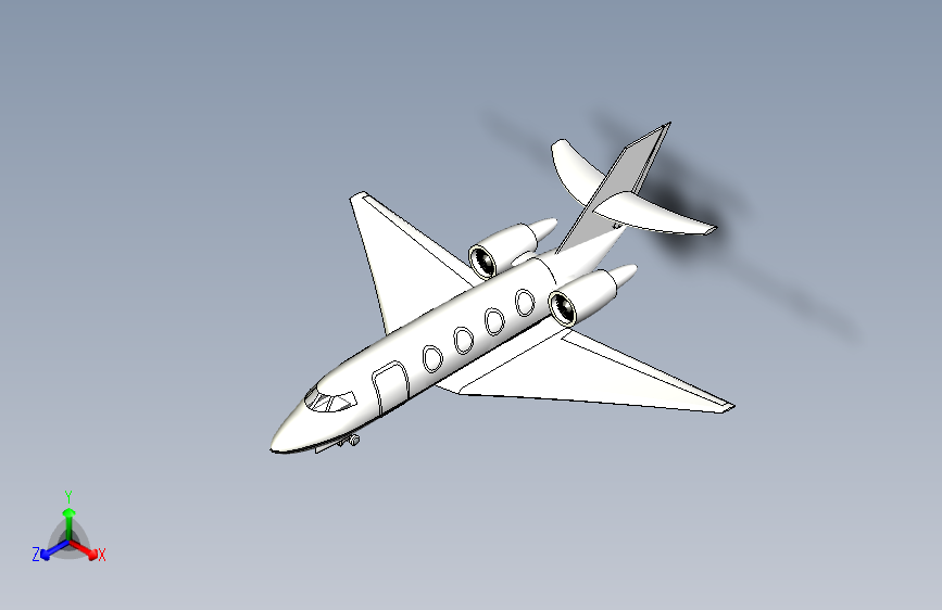 G03809-SOLIDWORKS+中的飞机设计52战斗机 飞机