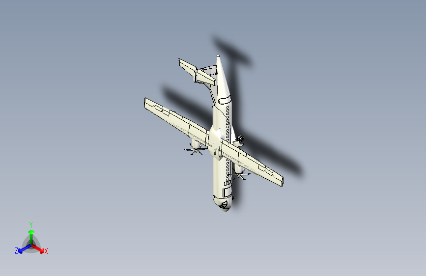 G03590-ATR-42飞机战斗机 飞机