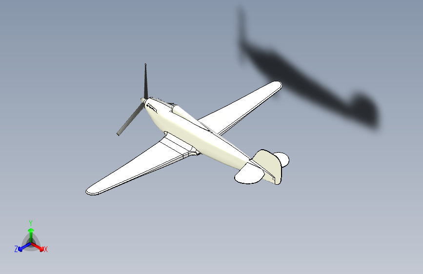 G04247-飓风+mkII+b+的简化模型71-战斗机-飞机