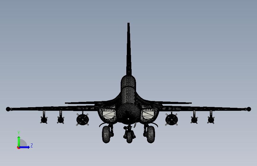 G04566-雅科夫列夫+Yak-130++94-战斗机-飞机 左侧视图