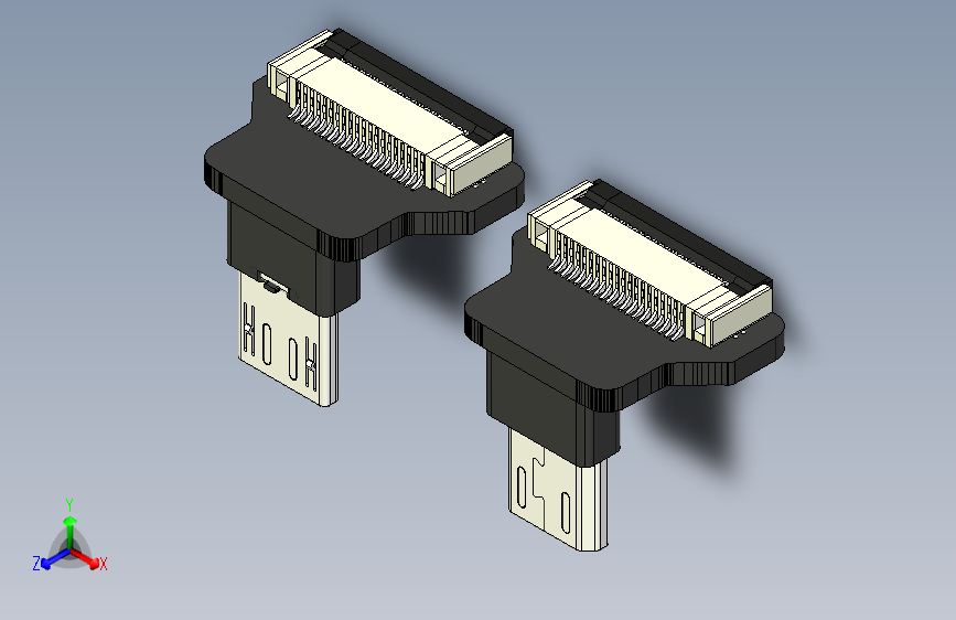 CYFPVUSB 5PIN MICRO USB2.0男性90度上下倾斜的连接器公插头FPV