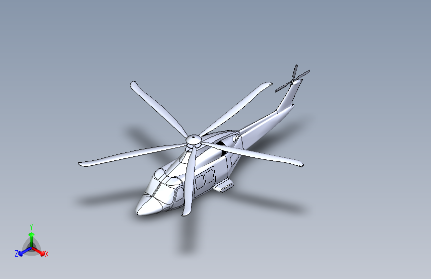 G04721-奥古斯特·韦斯特兰+AW139-直升机