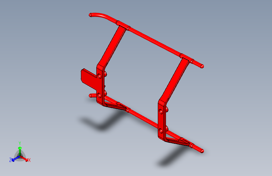 G05126-Blade+130x+起落架塑料37