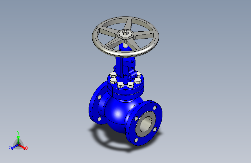 Globe valve 2.5 #150