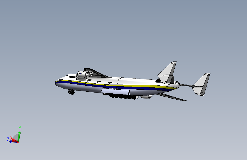 安东诺夫An-225 Mriya是一种战略空运货机，由乌克兰